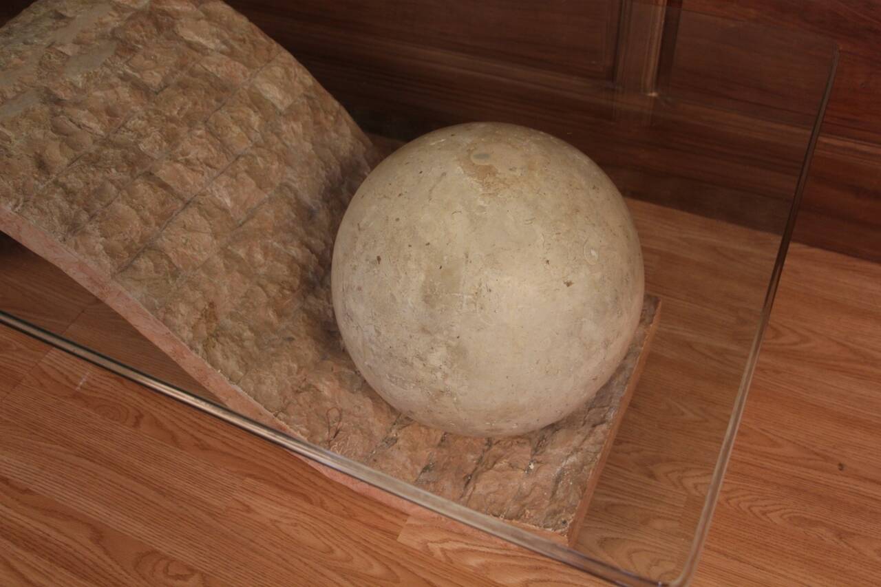 Mactan Stone Coffee Table By Magnussen Ponte, 1980s