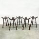 Vintage Spanish barstools brutalism Marbella