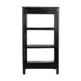 Black wooden central window
