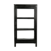 Black wooden central window