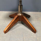 Brown beech wooden Albert Stoll atelier or desk chair from the 1920s