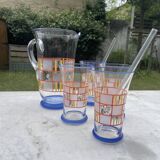 Lemonade service - hand decorated