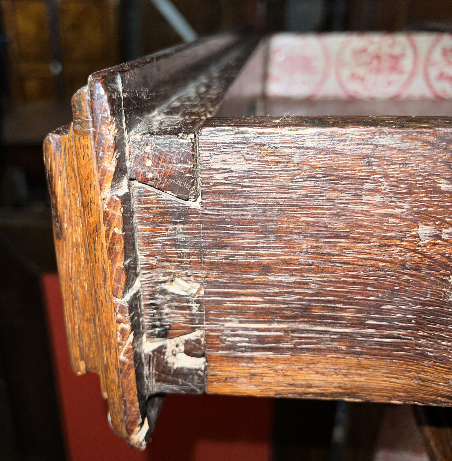 Cabinet Montbéliard Louis XIII era in chene around 1680
