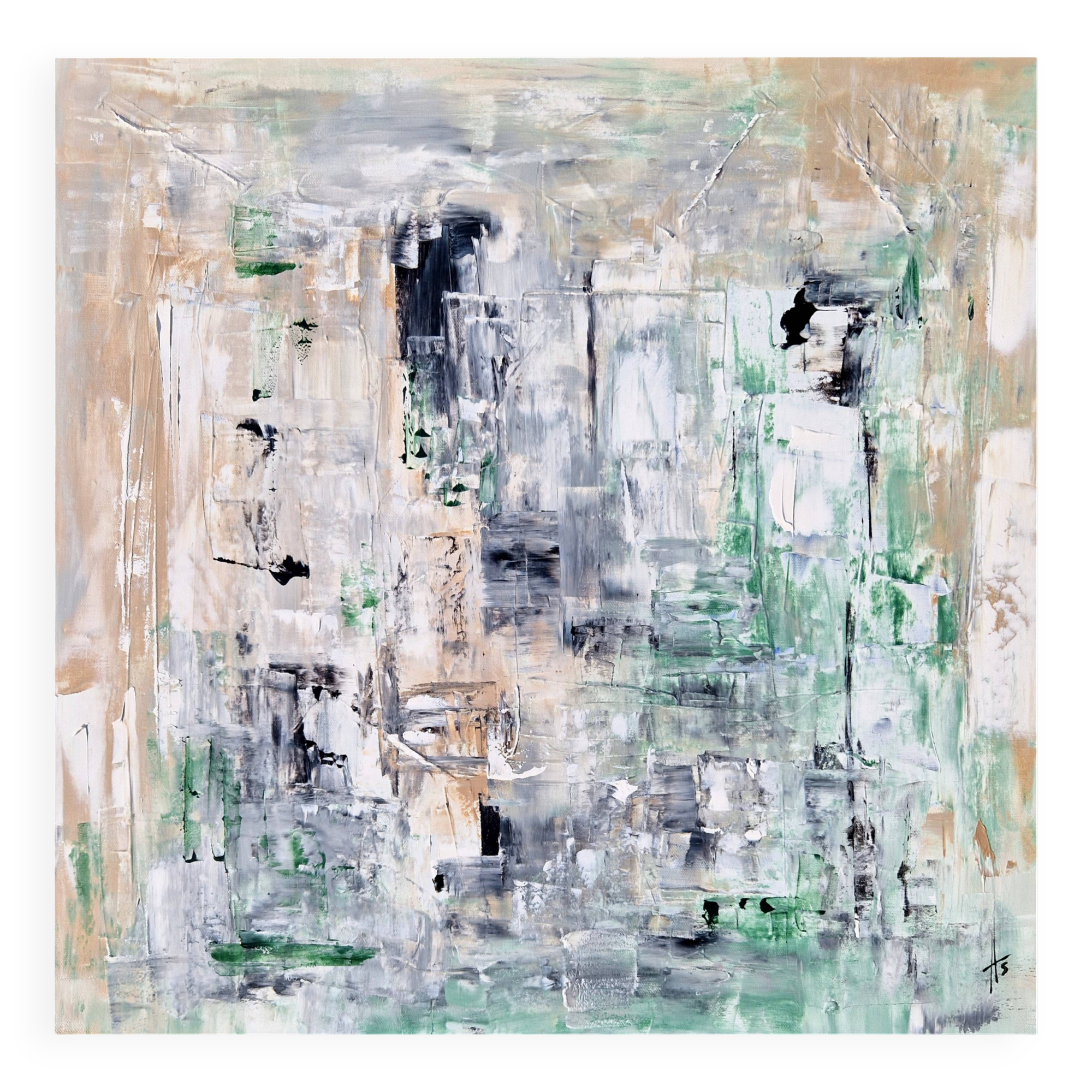 Abstract painting table