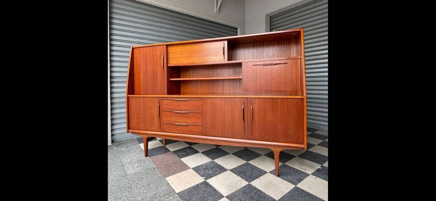 Large teak sideboard from the 1960s.