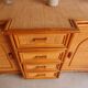 Vintage rattan sideboard - circa 1970