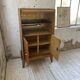 Meuble de rangement secrétaire chêne années 60