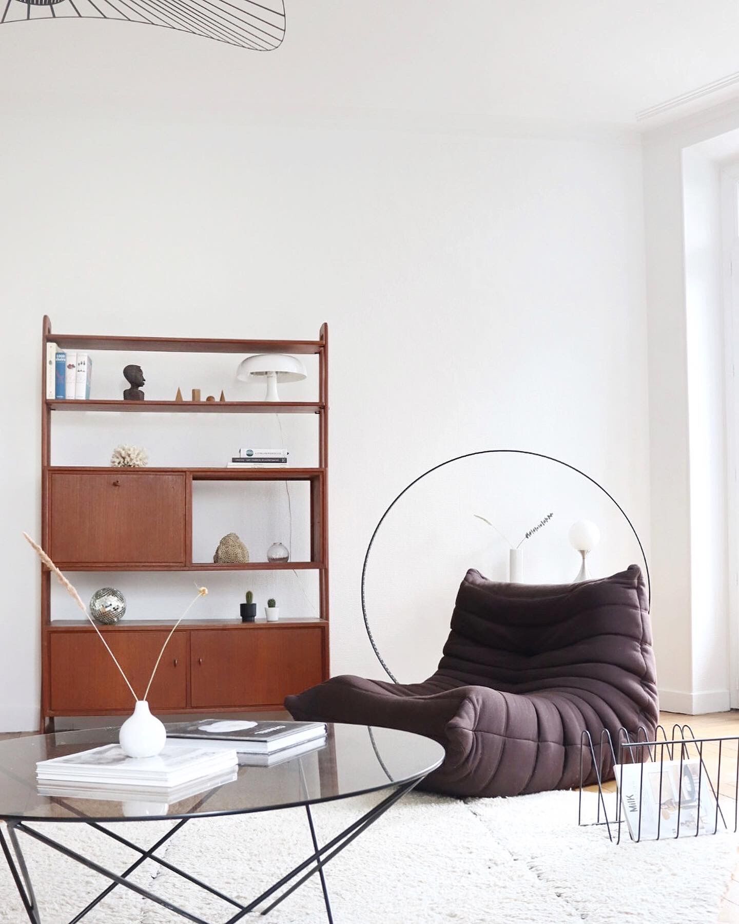 Vintage teak bookcase
