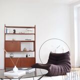 Vintage teak bookcase