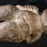 Figure anthropomorphe en pierre volcanique art tribal africain Côte d’Ivoire XVIIIe siècle