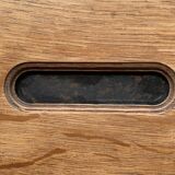 Armoire de notaire en chêne brut massif, 1920