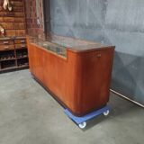 Vintage Store Counter | Retro Display Cabinet | Stylish Mid-Century Shop