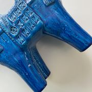 Bitossi Rimini Bleu 32cm cheval de Troie