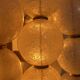 Vintage "Sterrenbeeld" wall lamp, Murano bubbled glass, Raak Netherlands 1960