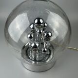 60s 70s table lamp ball lamp Doria "Big Ball" glass space age design