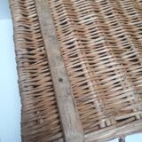 Wicker trunk L75xH53xD48 vintage
