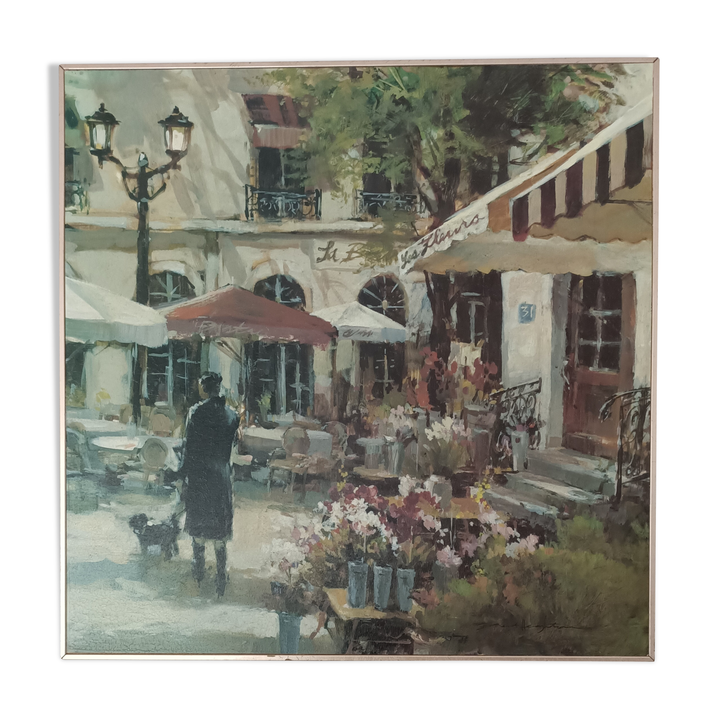 Painting Parisian terraces