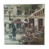 Painting Parisian terraces