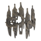 Brutalist wall sculpture - Gatekeepers
