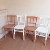 4 mismatched chairs