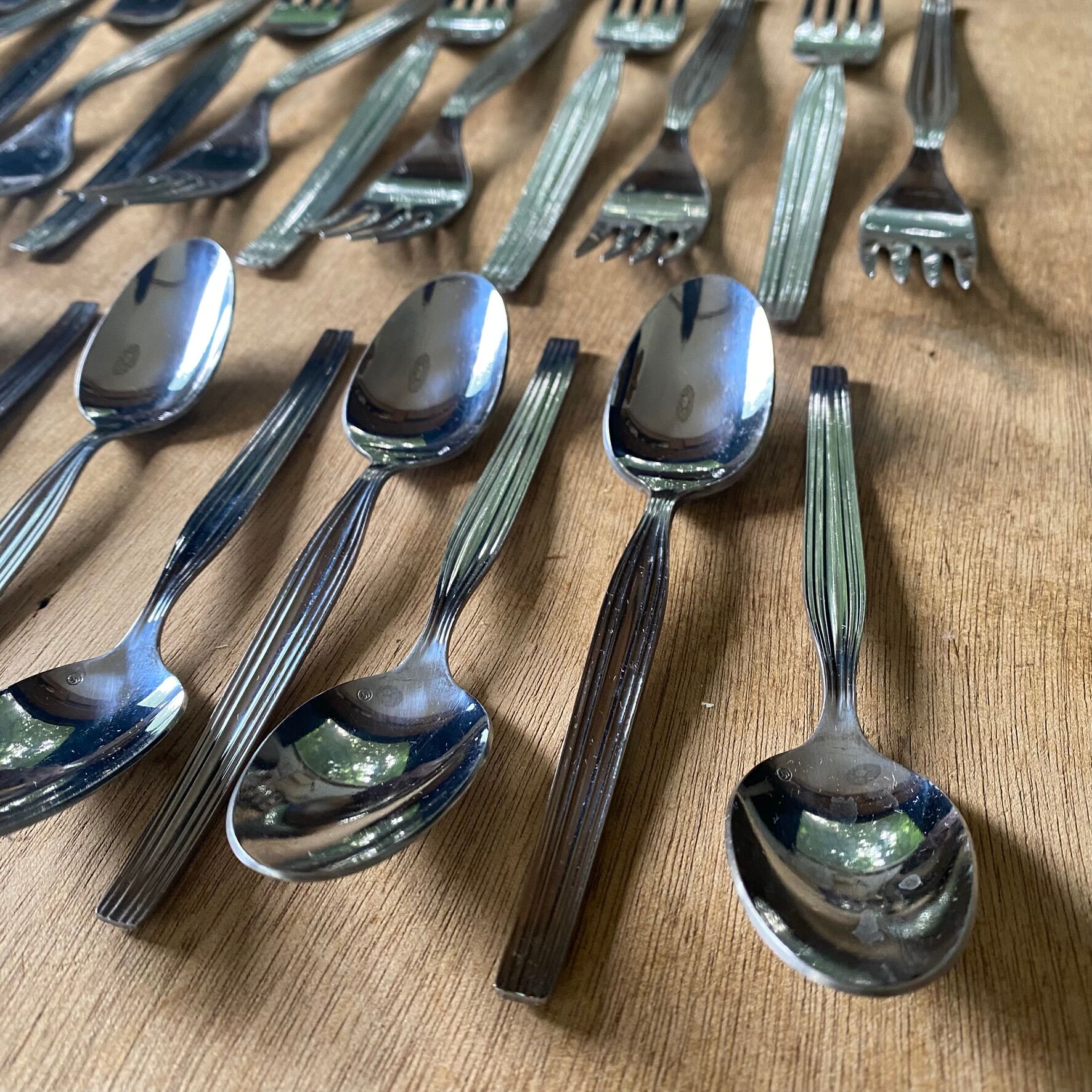Set de couverts en inox 36 pièces