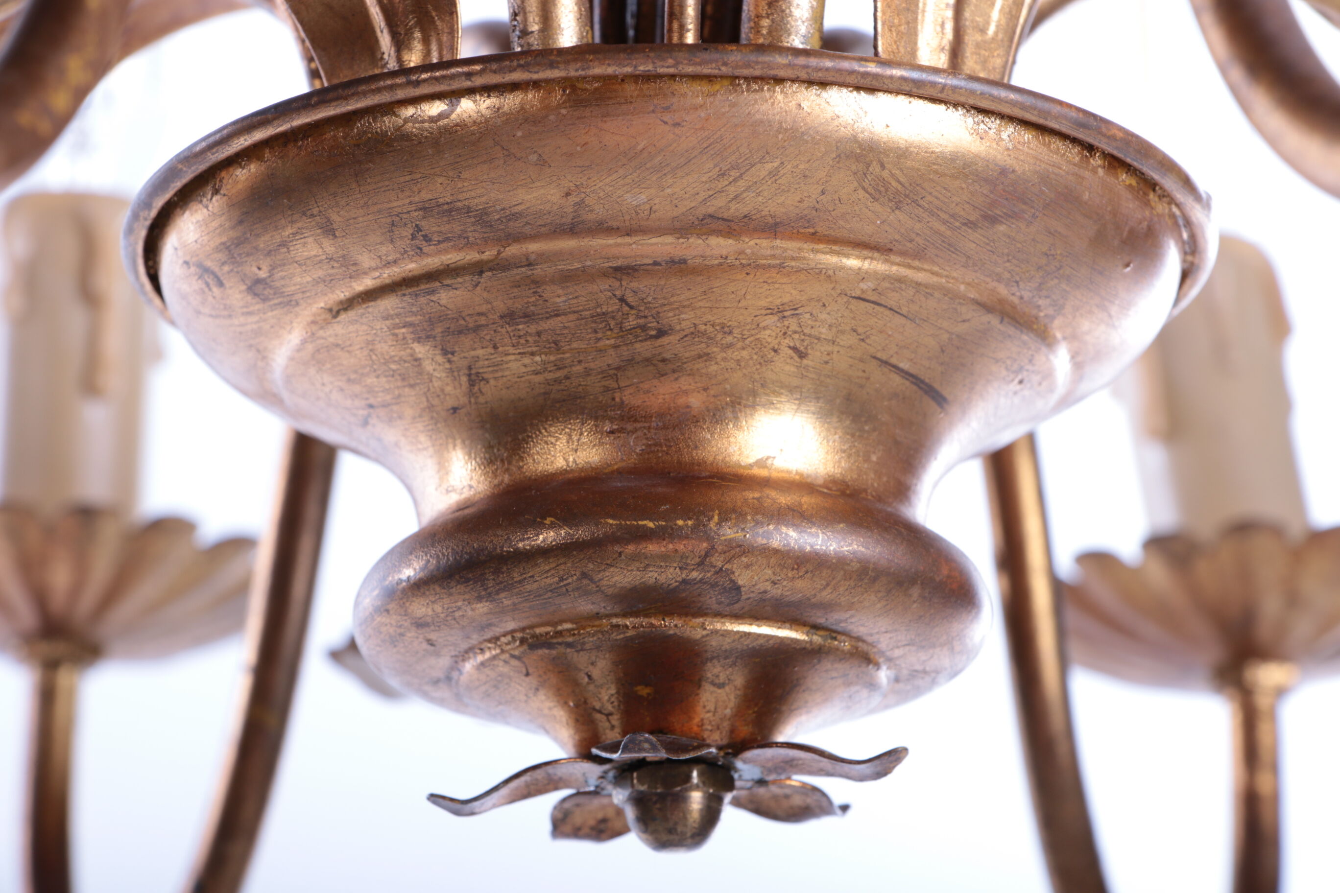 Italian hollywood regency chandelier 1960s