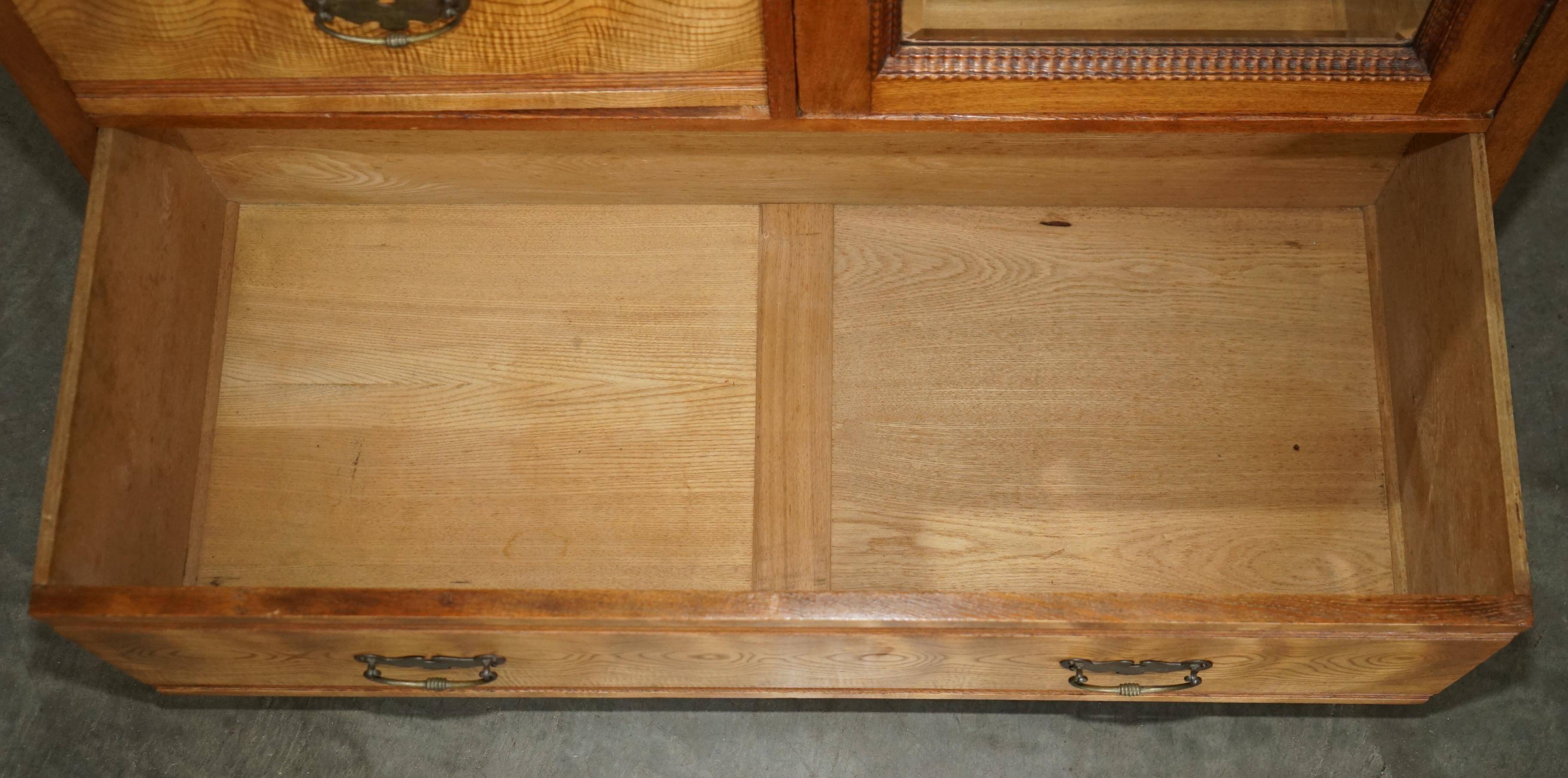 Compactum wardrobe Liberty tiger oak Art Deco style