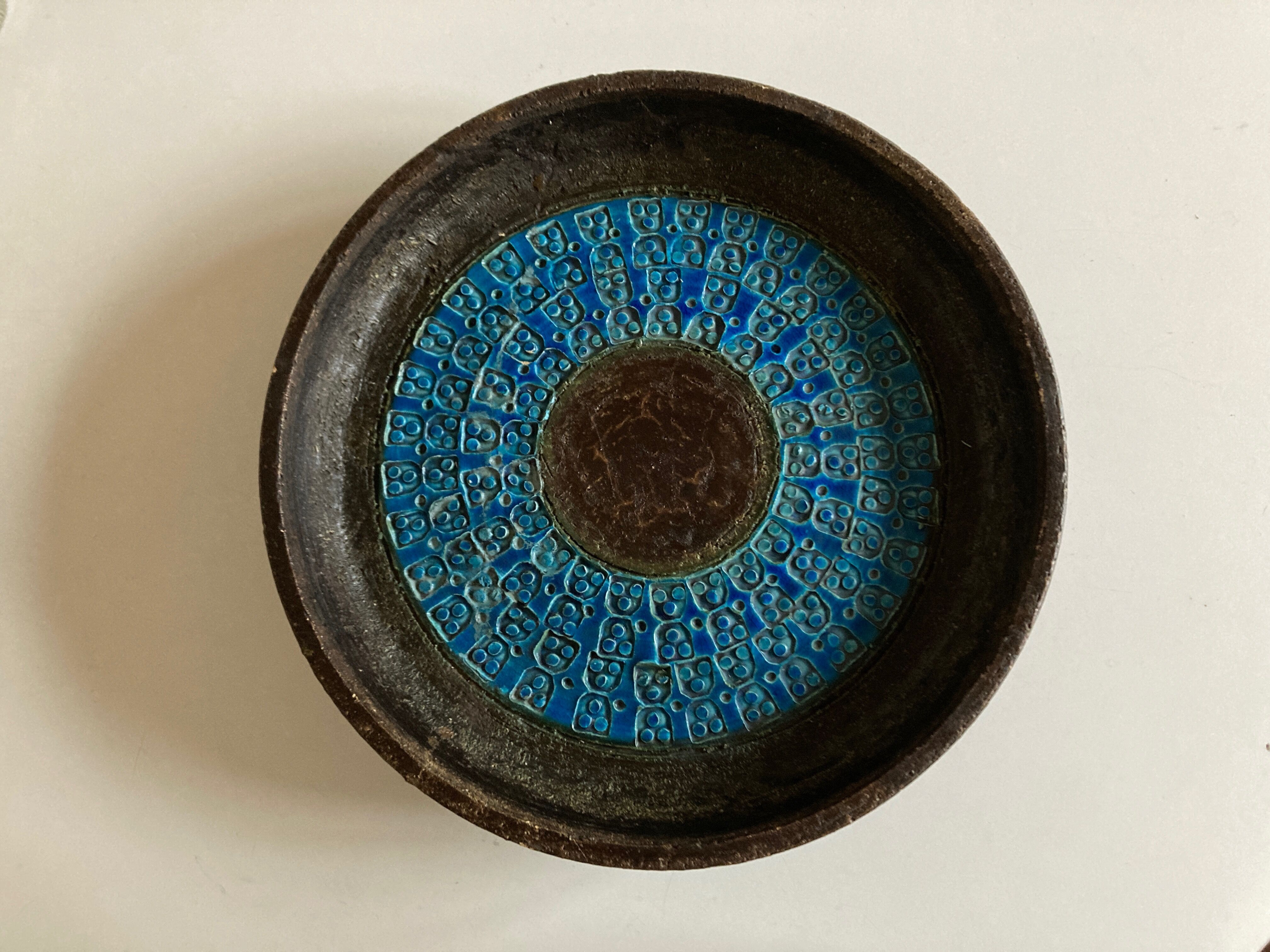 Bitossi ceramics centerpiece 1970 Italian work