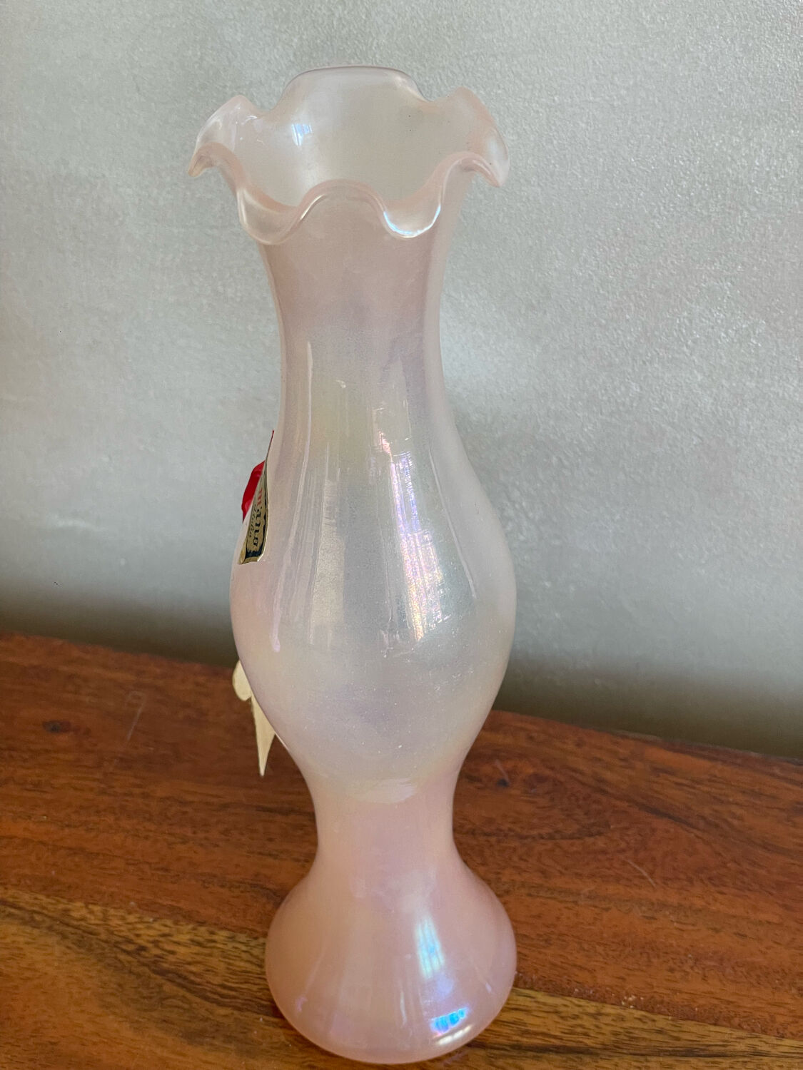 Iridescent glass soliflore Italy