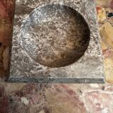 Cendrier en Marbre période Art-Deco 10/10 cm