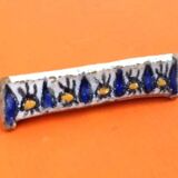 1930s 10 Knife Holders Glazed Ceramic