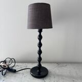 Metal coil floor lamp