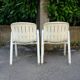 Shell garden armchairs by Emu 1986