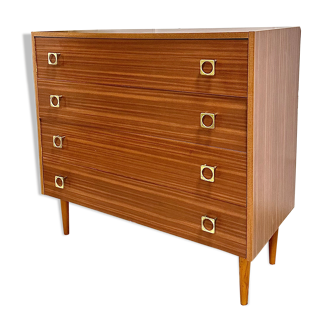 Vintage chest of drawers bobbin feet