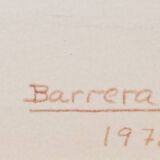 Barrera - Female Life Studies - Two Framed Drawings