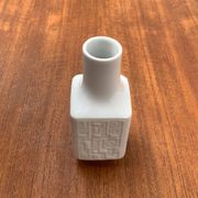 Brutalist porcelain vase from mid-century Wunsiedel Bavaria Porcelain, 1960s.