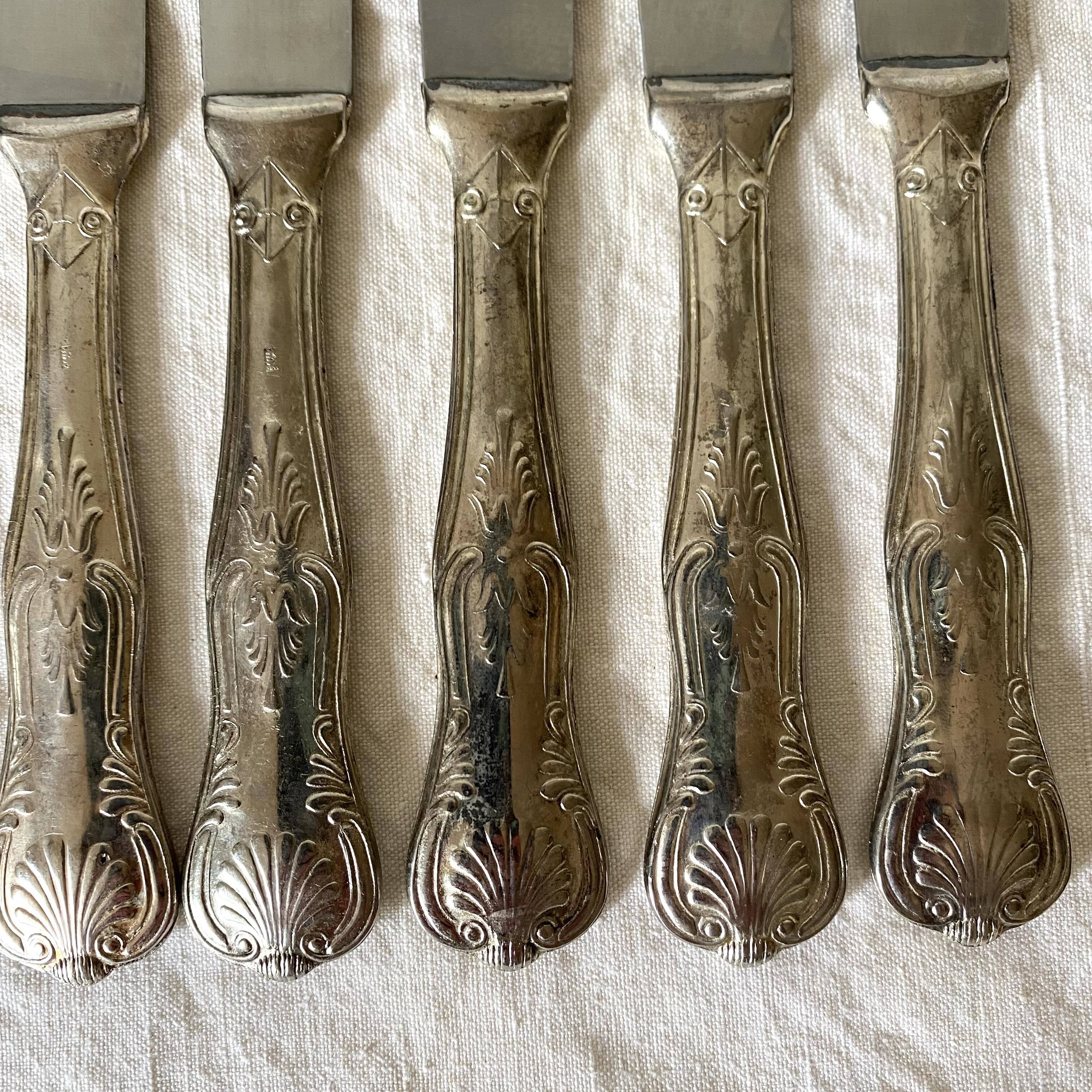 Old style stainless steel cutlery