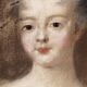 Portrait on canvas, late 18th century, Unknown Princess after Pierre Gobert.