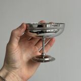 Set of 6 shiny metal bowls