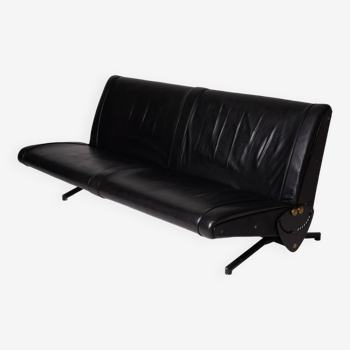 Canapé en cuir D70 par Osvaldo Borsani