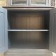 Two-body antique black sideboard (renovated)