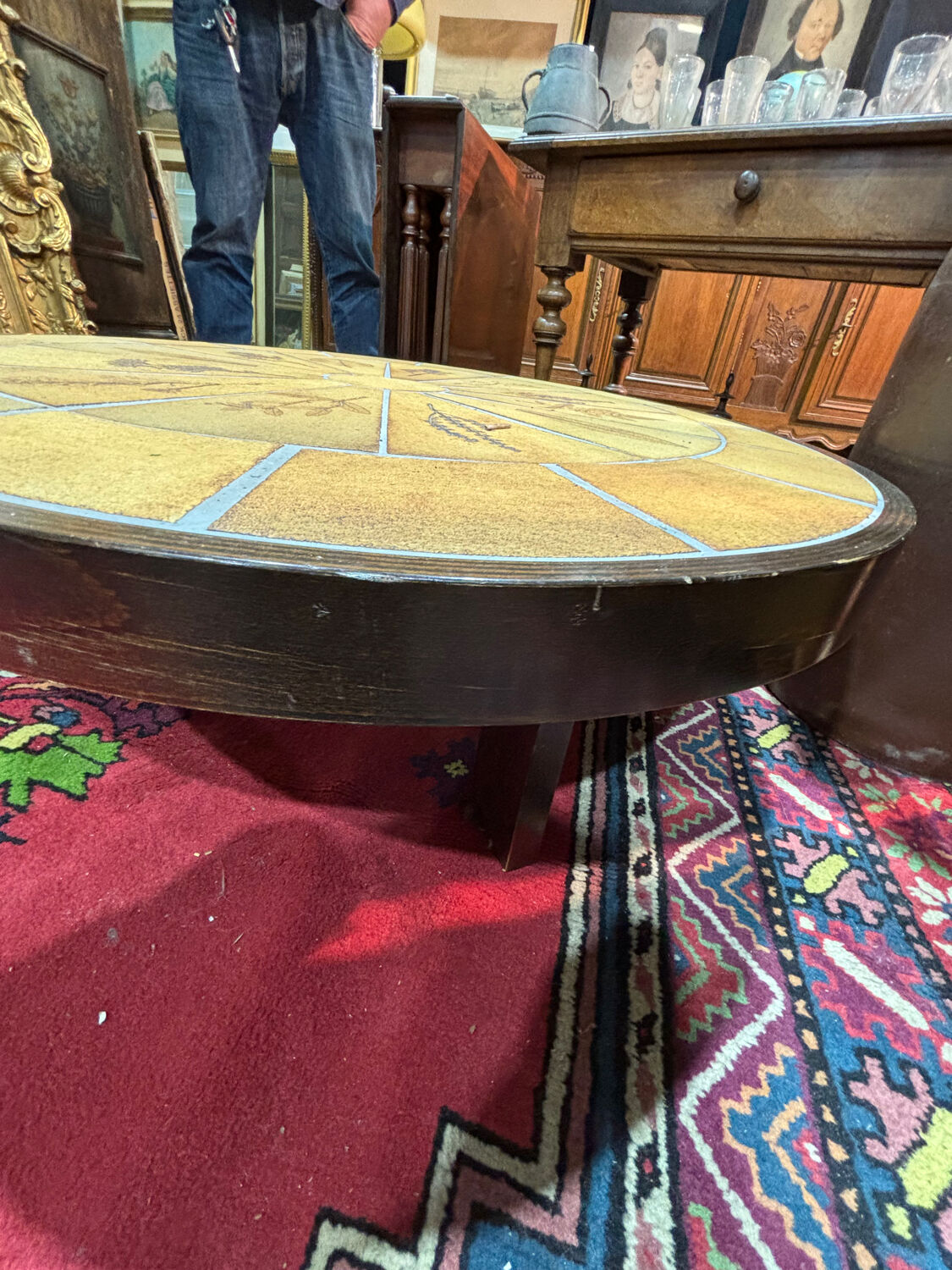 Table basse “Les herbiers” par Capron