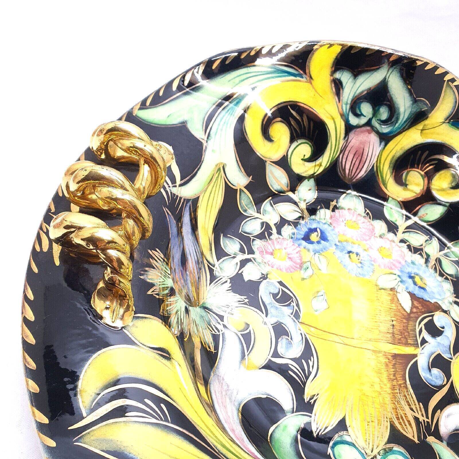 Wall dish spoiler quaregnon belgium vintage art deco collection