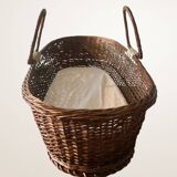 Large woven wicker basket