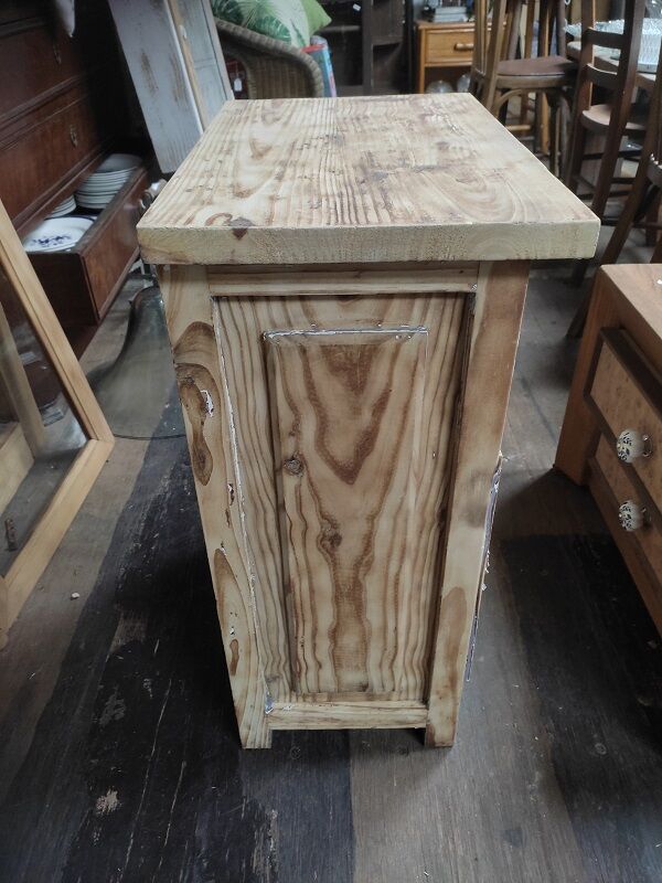 Extra furniture solid wood drawer door aero-gummed cerusé