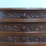 Walnut Commode by P. Guinand-Leglas, Renaissance style – 1920