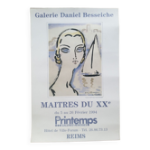 Exhibition poster Van Dongen Daniel Besseiche 1994