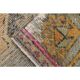 1970s Turkish hand-knotted wool cotton orange runner rug 85x273