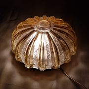 Plafonnier globe en verre
