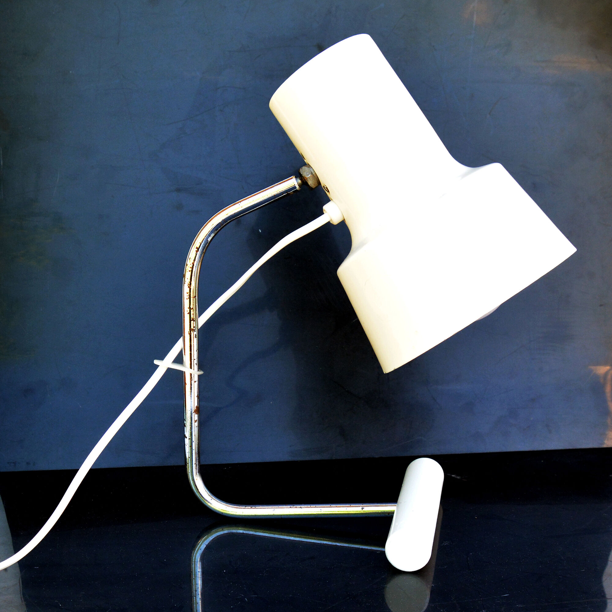 1960s design modern desk lamp, designed by J. Hurka, Napako, Czechoslovakia